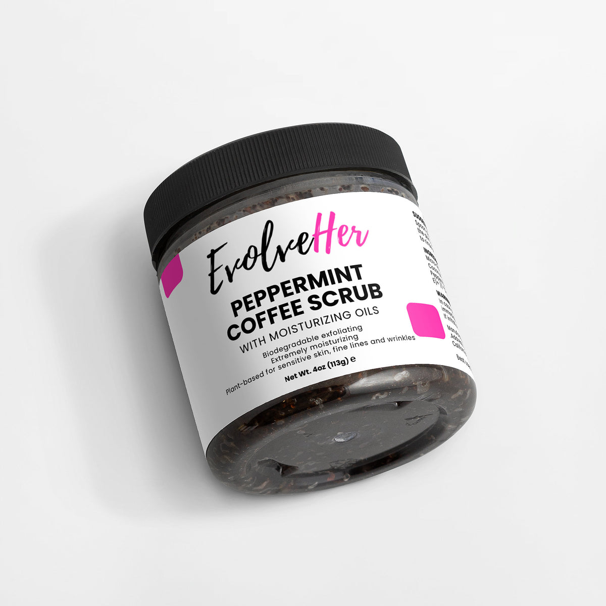 Peppermint Coffee Scrub